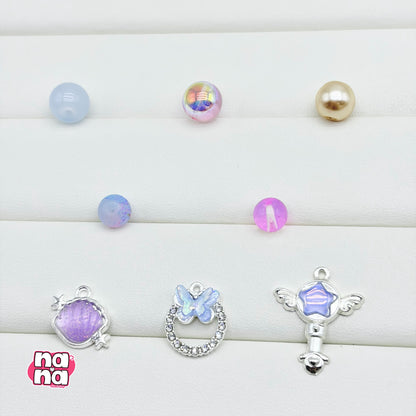 【A1458】唐揚げ食べたい    高品質ガラスXパール（8+10）