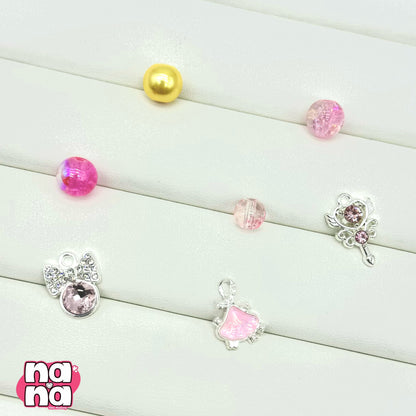 【A1487】デザート    高品質ガラスXパール（8+10）