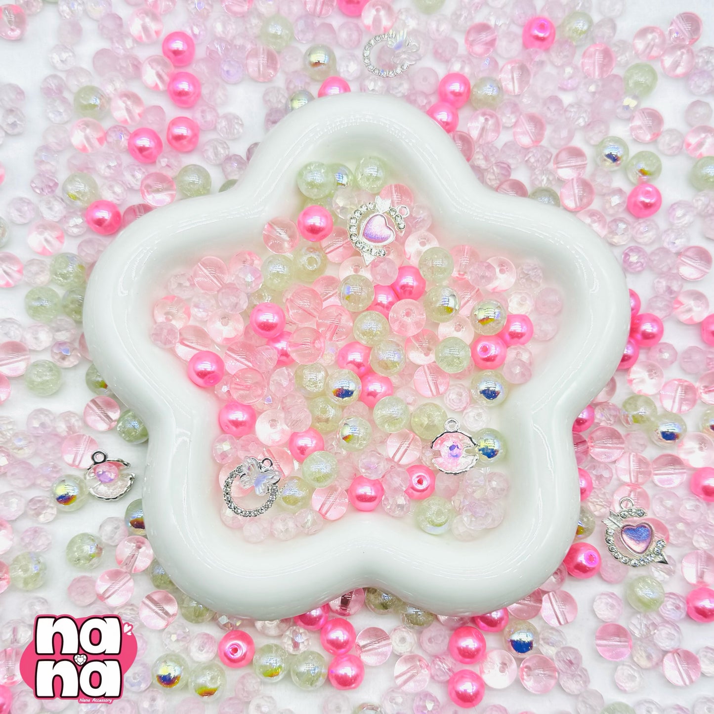 【A1490】大好きを歌える    高品質ガラスXパール（10*10）