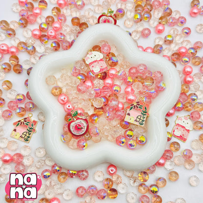 【A1508】ハレハレヤ    高品質ガラスXパール（10*10）