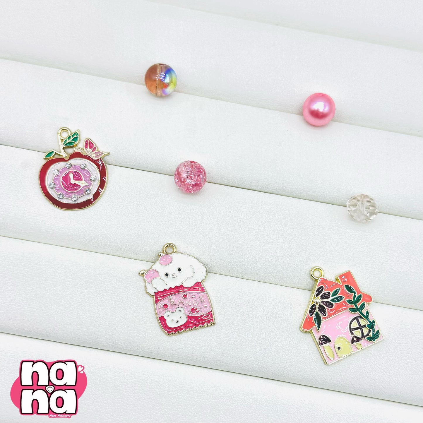 【A1508】ハレハレヤ    高品質ガラスXパール（10*10）