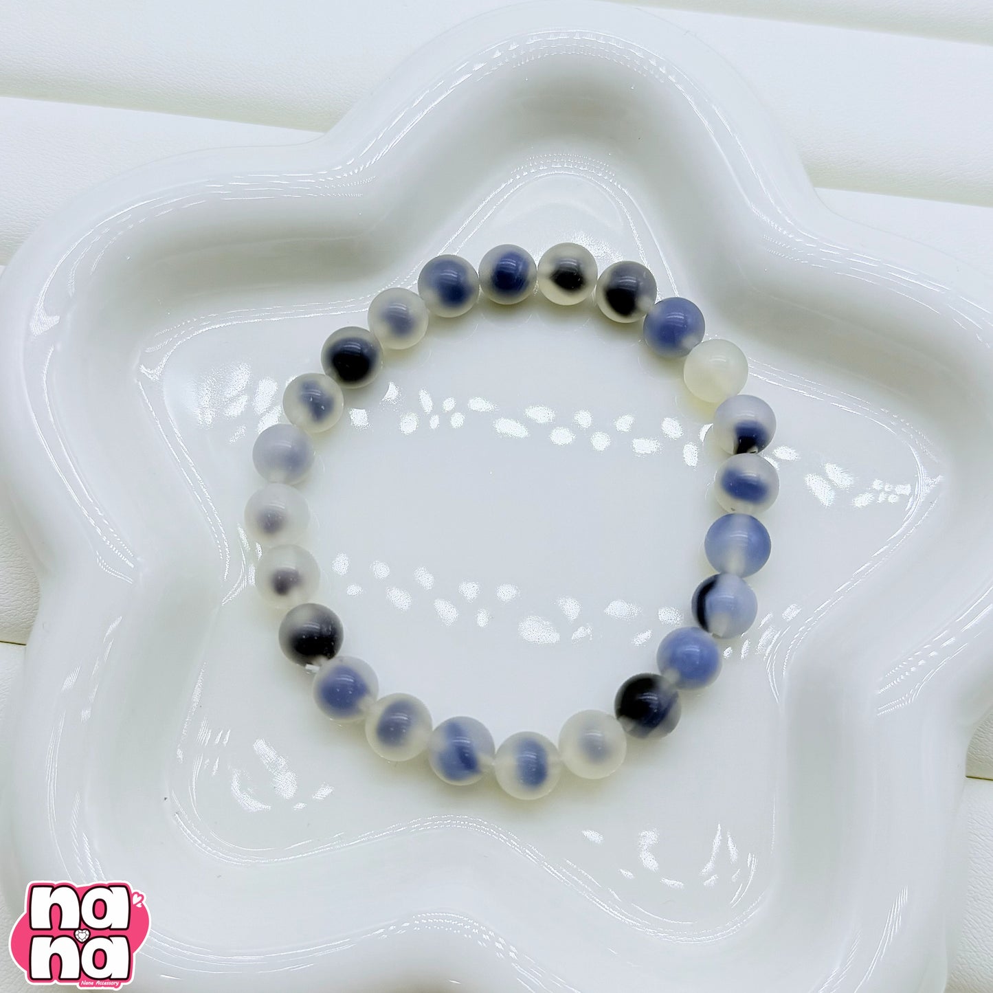 【純粋な天然ミネラルのブレスレット】キャンディーハート瑪瑙