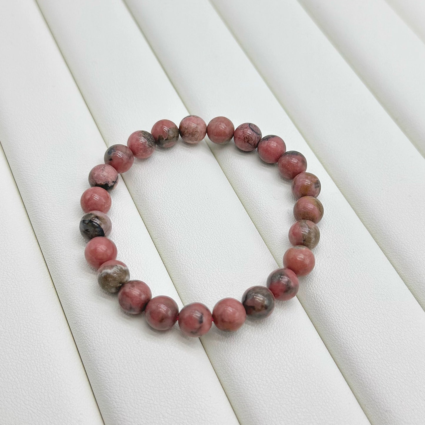 【純粋な天然ミネラルのブレスレット】ロードナイト